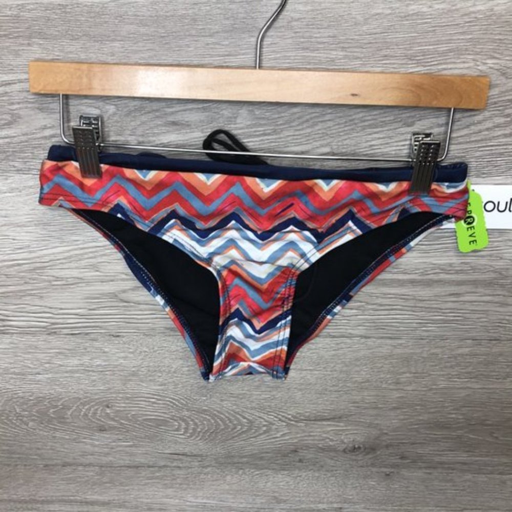 Quintsoul Small Low Rise Bikini Bottom Multi Red